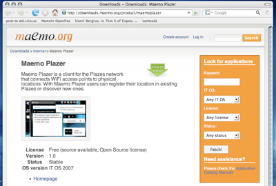 cover image for Maemo Plazer released