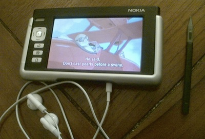 cover image for Watching movies on the Nokia 770