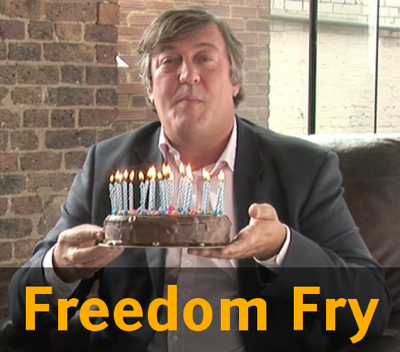 Stephen Fry on 25 years of Free Software