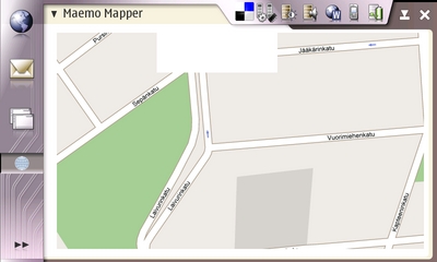Navigating in Eira with Maemo Mapper