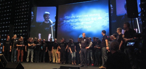Jolla team coming on stage